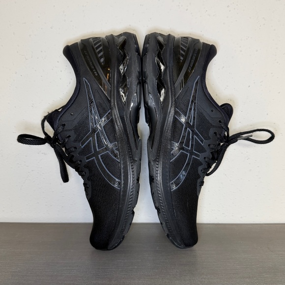 ASICS GEL Kayano 27 Men's Triple Black Performance Running Shoes 9.5 1011A767 - Picture 6 of 10
